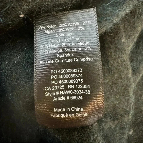 Babaton The Group Bandini Wrap Sweater Alpaca Wool  XXS - Picture 6 of 6